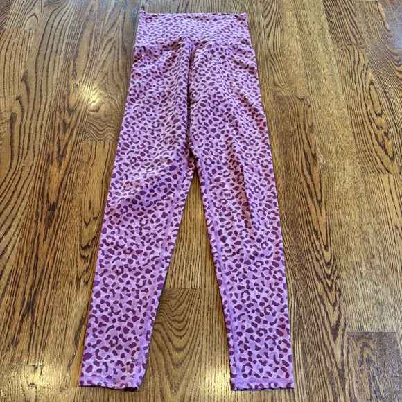 Pants - Barre3 Pink Fuschia Cheetah Leopard Print Leggings | S